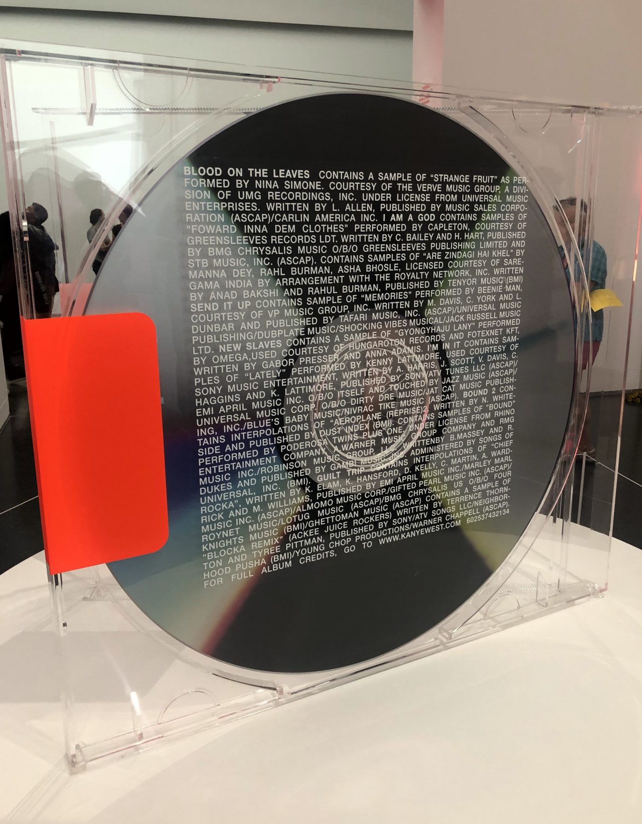 Large Yeezus Sculpture in front of Chief Keef-Supreme Art in the Virgil  Abloh “Figures of Speech” exhibit in Chicago : r/Kanye
