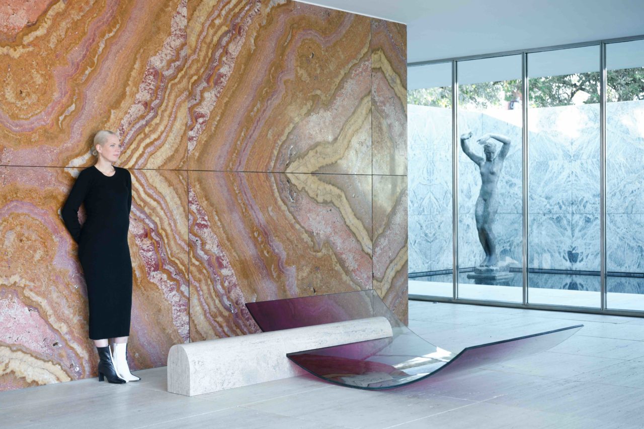 barcelona pavilion materials